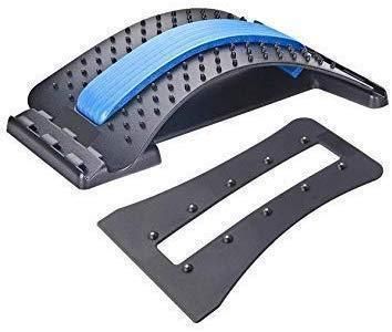SS Multi-Level Back Stretcher Posture Corrector Device for Back Pain Relief with Back Support Mate Magic Back Stretching Massage