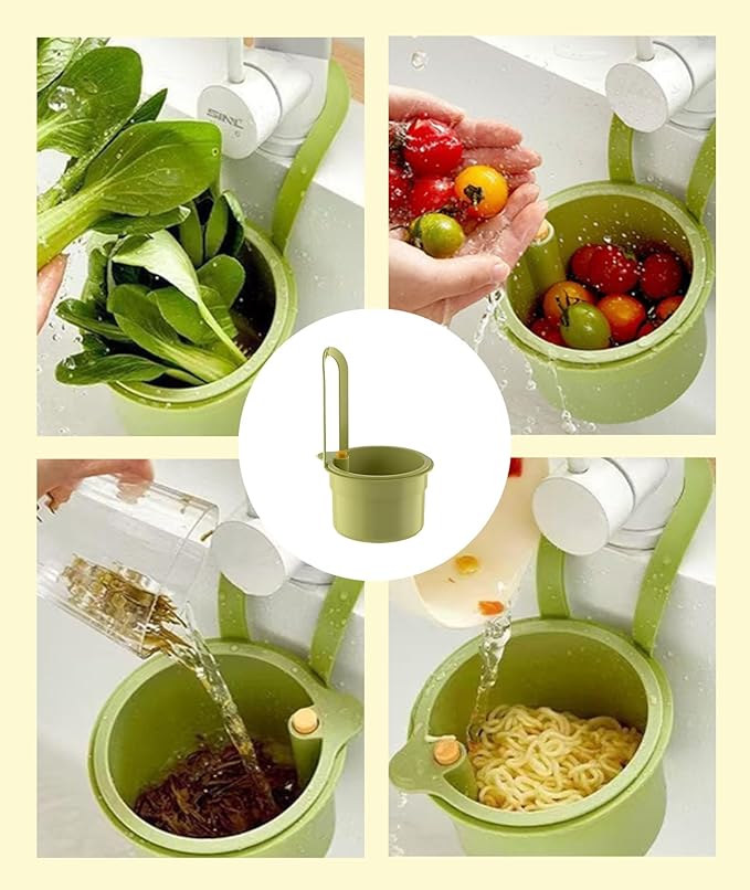 Kitchen Sink Drain Basket, Durable Sink Drain Filter(random color) pack of 2 - CL-RI-3650