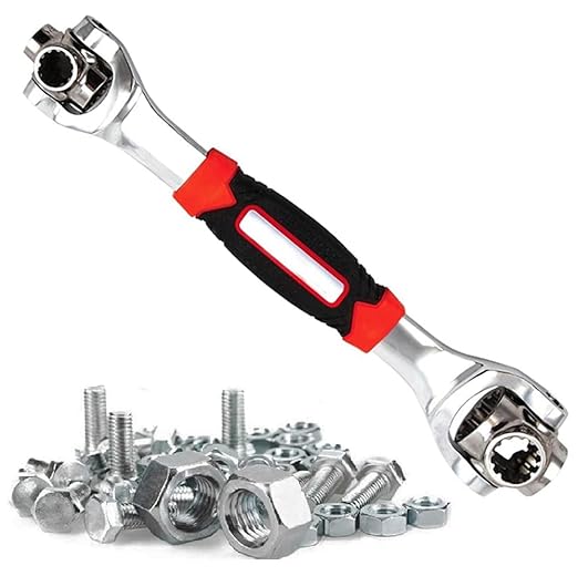 Multifunction Wrench Tool with 360 Degree Rotating Head, Magnetic Spanner Tool for Home and Car Repair Tool Works - CL-RI-1769